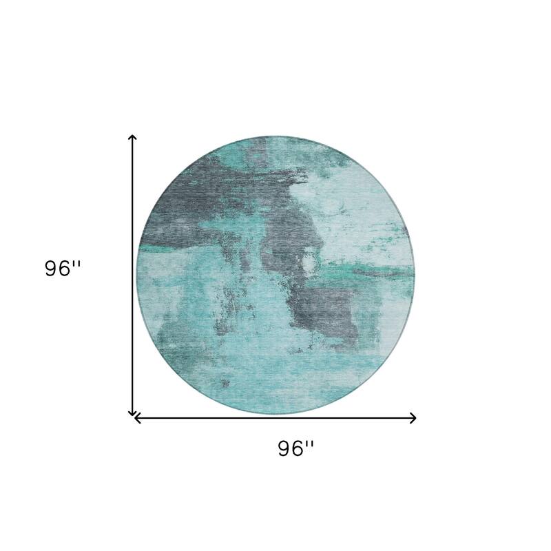 HomeRoots Abstract Transitional Rectangle Outdoor Rug