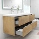 preview thumbnail 32 of 39, Selina 60" Wall Mounted Vanity with Double Sink