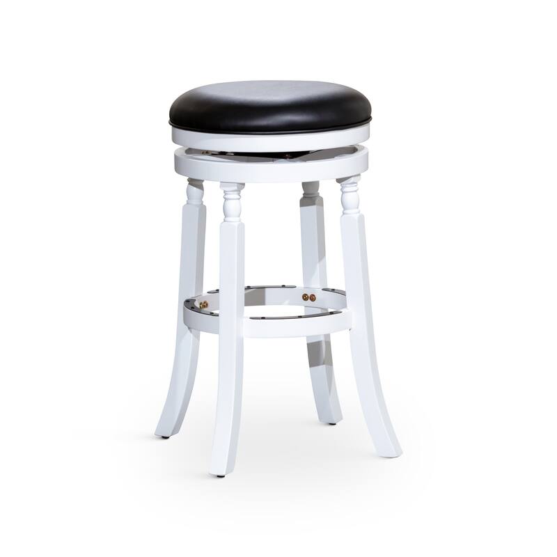 30" Bar Stool, Weathered Gray Finish