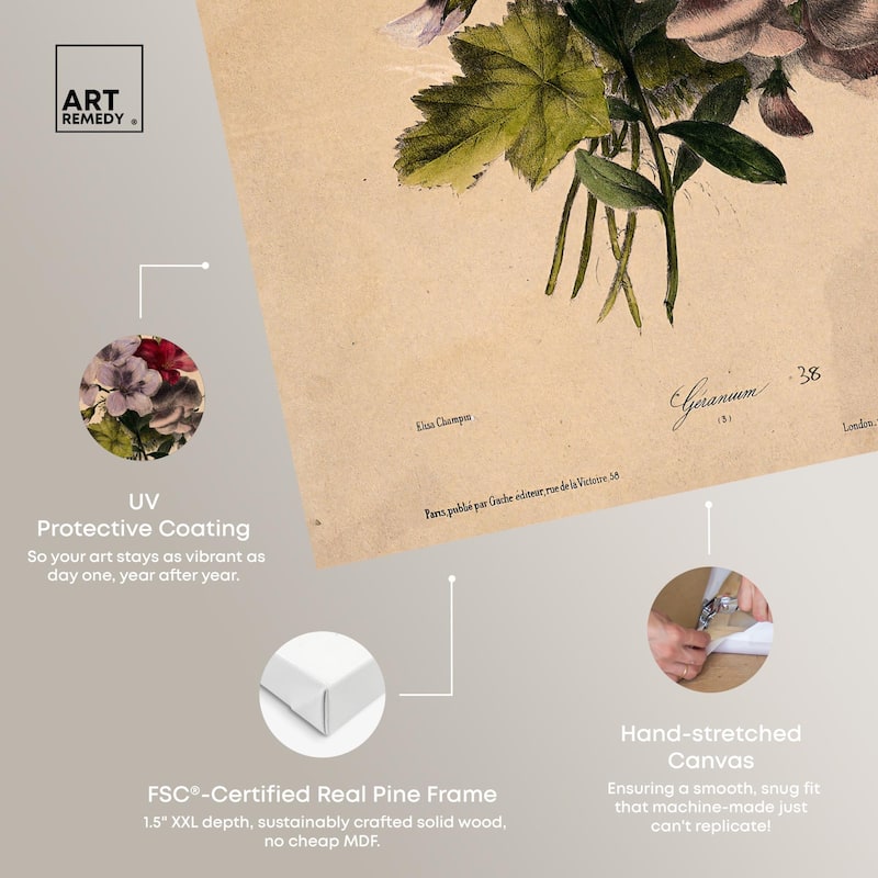 Elisa's Blooms Canvas by Art Remedy, Gallery Wrapped