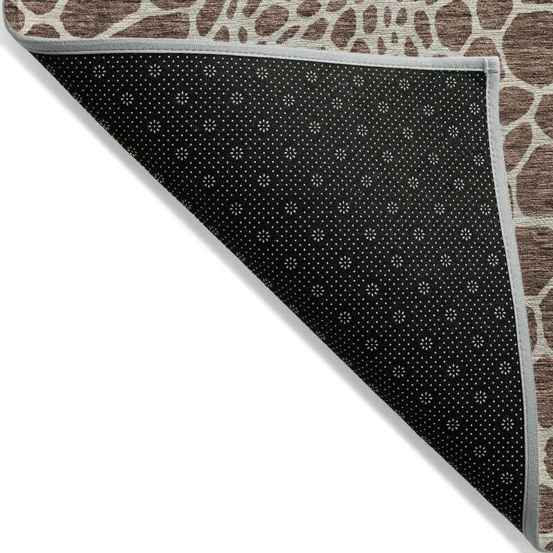 Machine Washable Indoor/ Outdoor Chantille Animal Print Rug