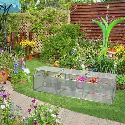 70.87"L Polycarbonate Greenhouse for Outdoors in Winter