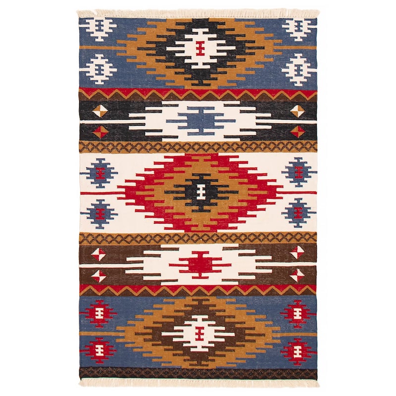 Ankara FW Multi Color Kilim 5'0" x 8'0" - 5'0 x 8'0 - Multi Color - 5'0 x 8'0