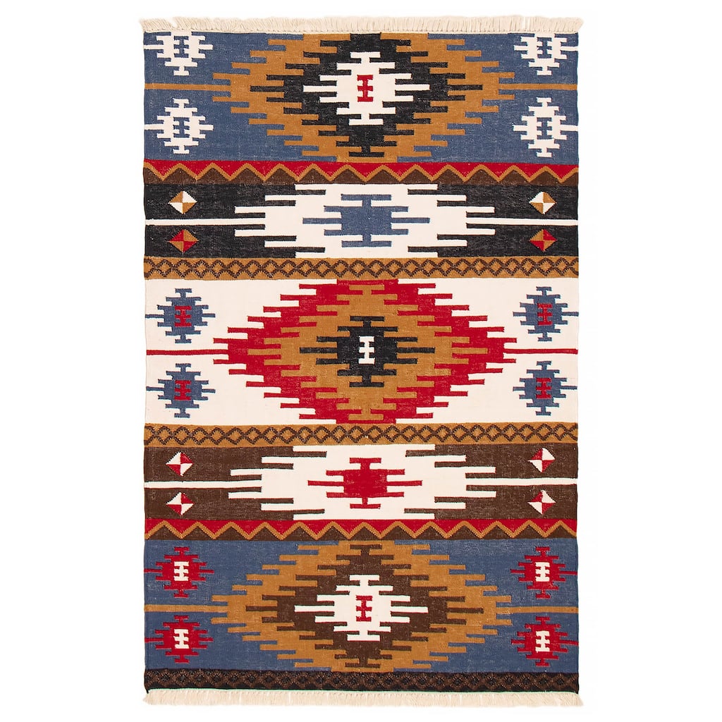 Ankara FW Multi Color Kilim 5'0" x 8'0" - 5'0 x 8'0