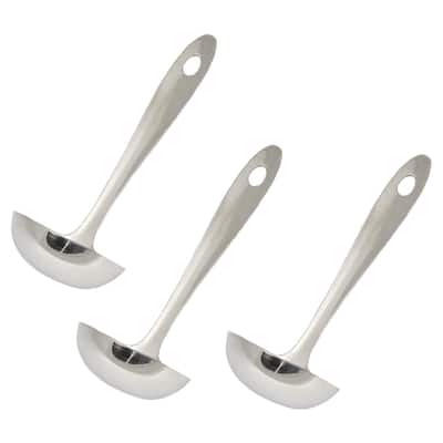 Chef Craft 8" Stainless Steel Serving Ladle with Sleek Mirror Finish