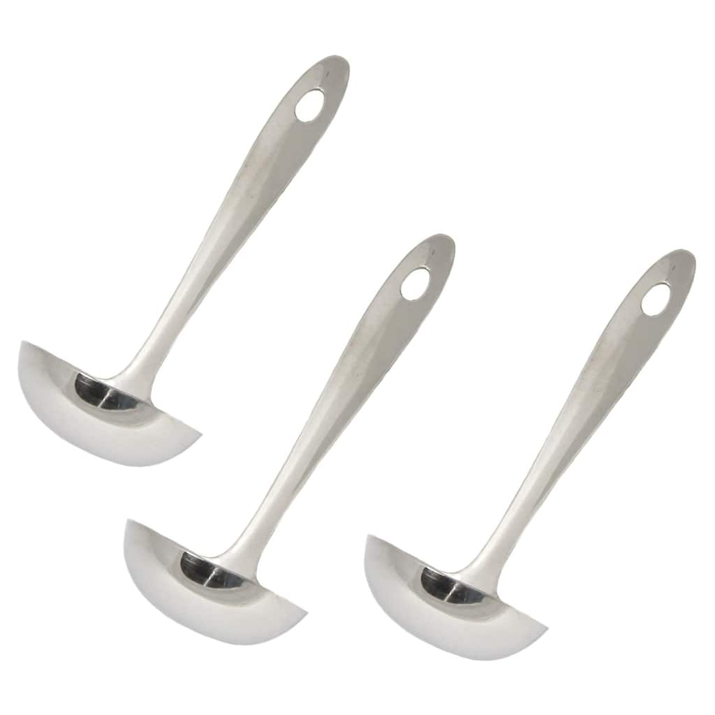 Chef Craft 8" Stainless Steel Serving Ladle with Sleek Mirror Finish