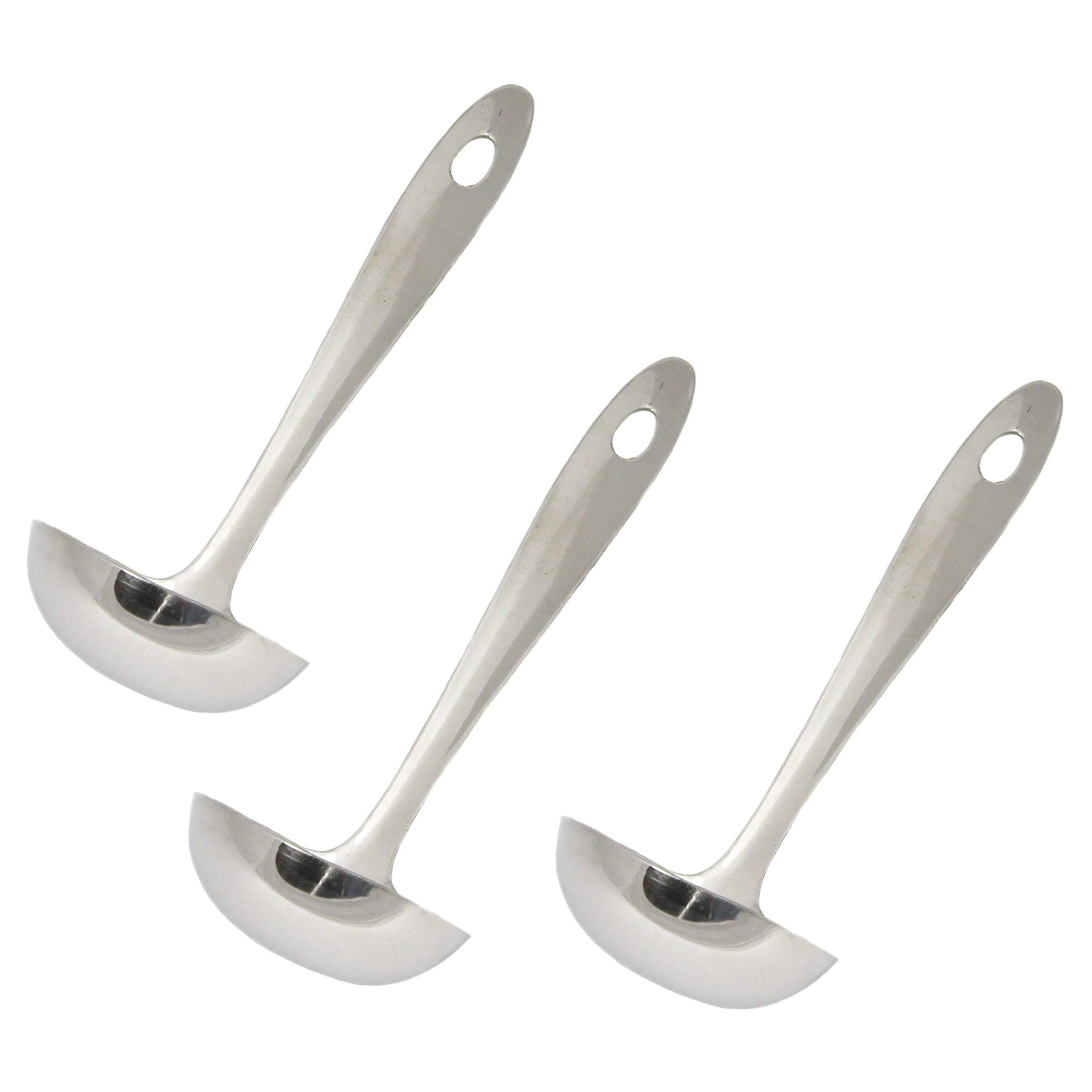 Chef Craft 8" Stainless Steel Serving Ladle with Sleek Mirror Finish