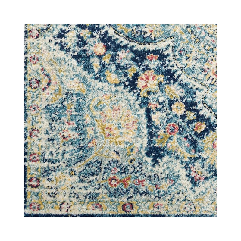 Livabliss Elaziz Updated Traditional Medallion Area Rug