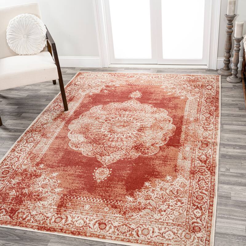 JONATHAN Y Soleiman Cottage Medallion Area Rug