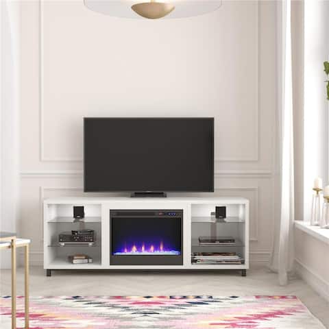 Cosmoliving by Cosmopolitan Westchester Fireplace TV Stand for TVs up to 65 inches