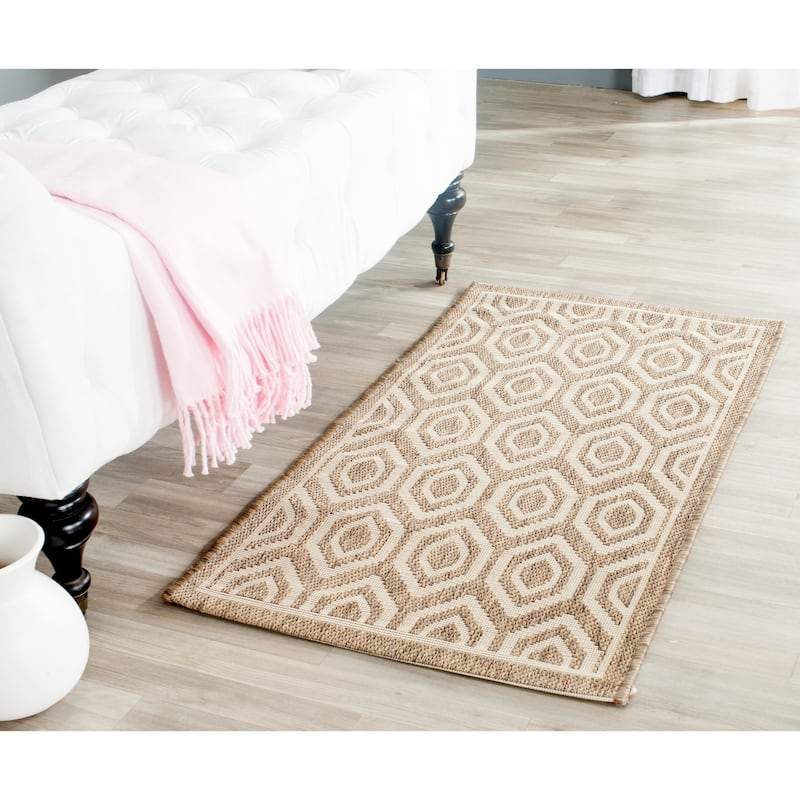 SAFAVIEH Courtyard Carolee Indoor/ Outdoor Patio Backyard Rug
