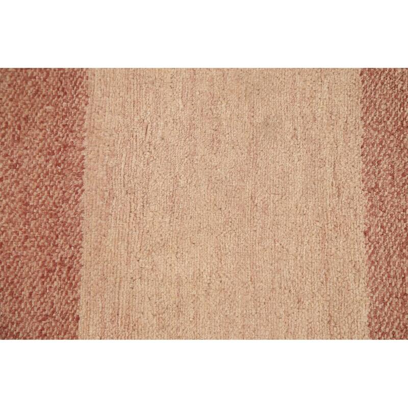 Modern Oriental Gabbeh Kashkoli Runner Rug Wool Hand-knotted - 2'7" x 15'3"