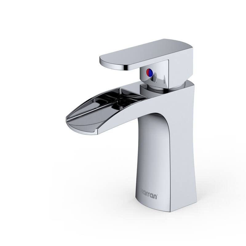 Karran Kassel Single Hole Single Handle Basin Bathroom Faucet with Matching Pop-up Drain