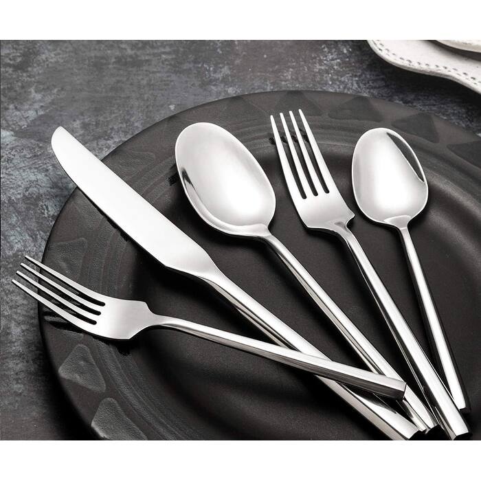 Silverware Set Stainless Steel Cutlery Set 20 Piece Bed Bath & Beyond
