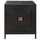 preview thumbnail 1 of 6, Geometric Cabinet End Table - 25.5" - Black