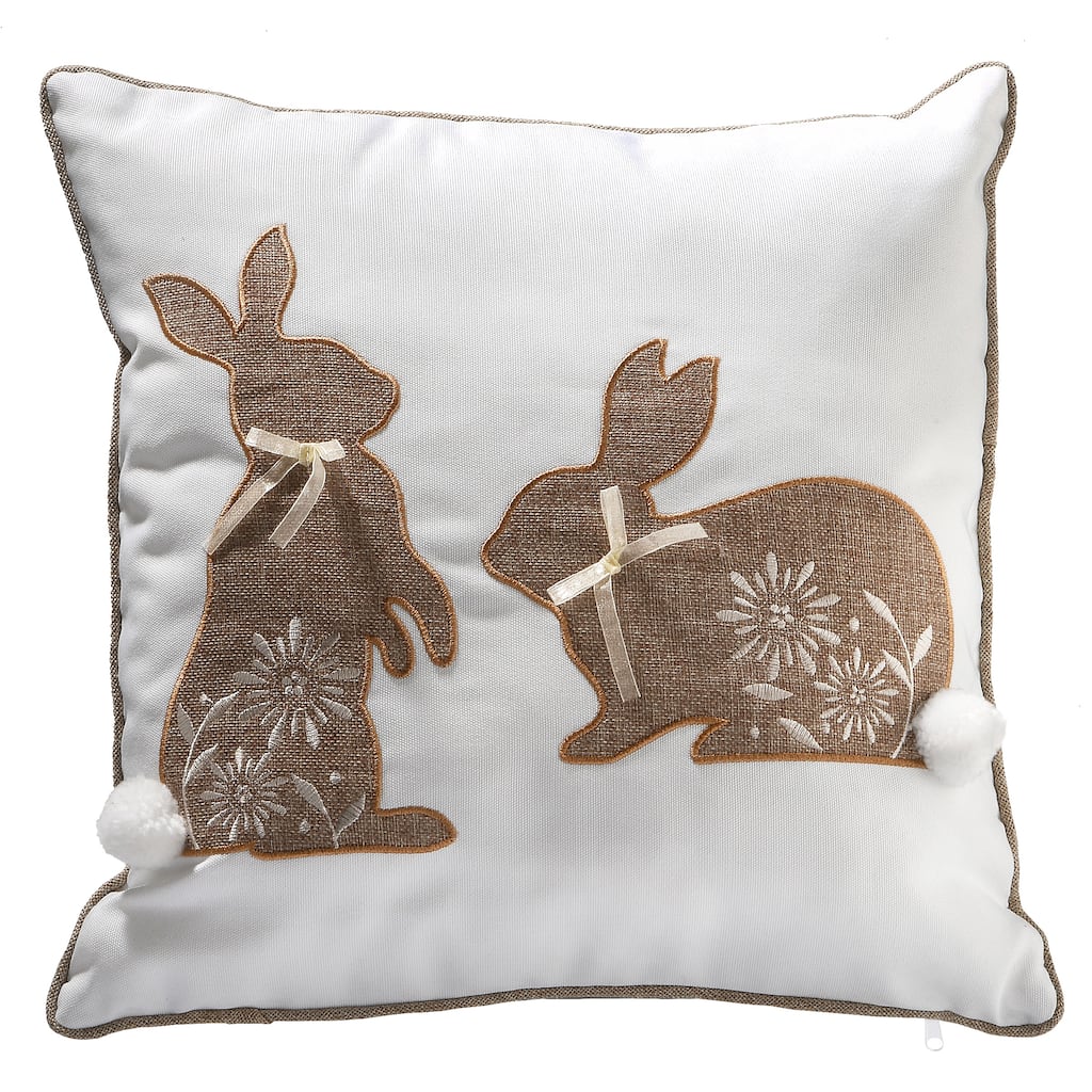 National Tree Company 16 in. Easter Bunny Pillow