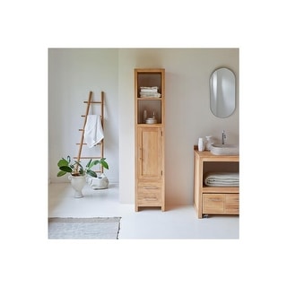 OROA Layang Solid Teak Bathroom Cabinet - Bed Bath & Beyond - 36328670
