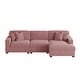 preview thumbnail 30 of 193, Oversized Modular Sectional Sofa Set with Pillows