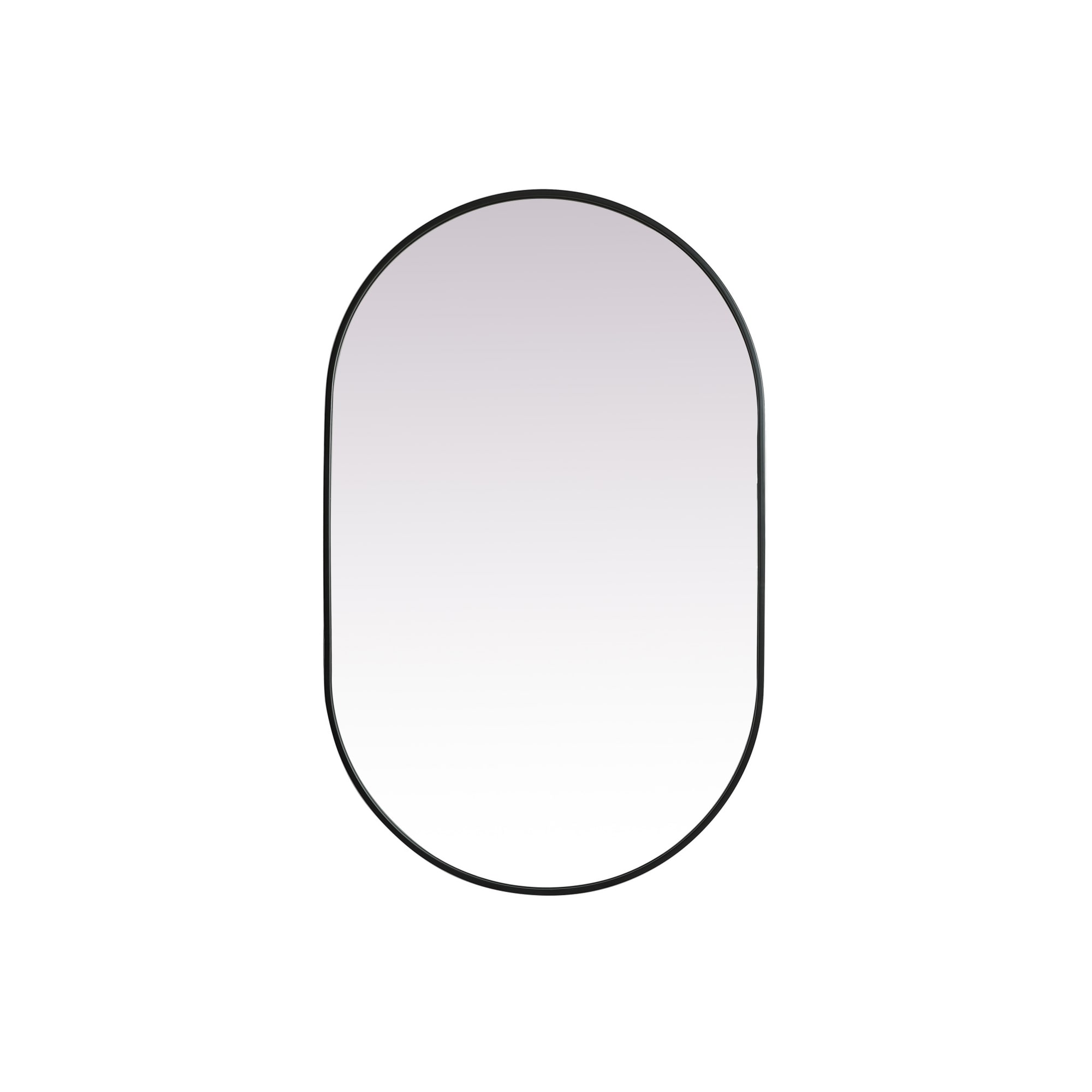 Elegant Lighting MR2A3048 Asha 30" W x 48" H Oval Framed Accent Mirror
