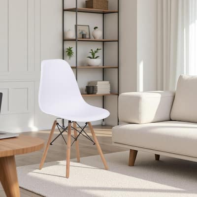 JJS Shell Leisure Plastic Chair – Versatile Dining, Bedroom & Living Room Side Chair