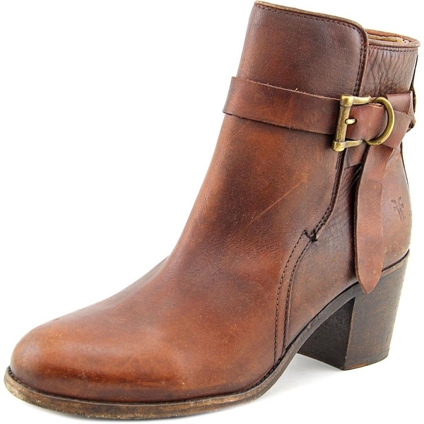 Frye Malorie Knotted Short Women Round Toe Leather Ankle Boot