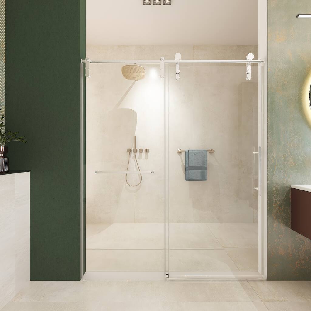 Topcraft 56"-60 "W x 70 "H Frameless Sliding Shower Door - 60*70