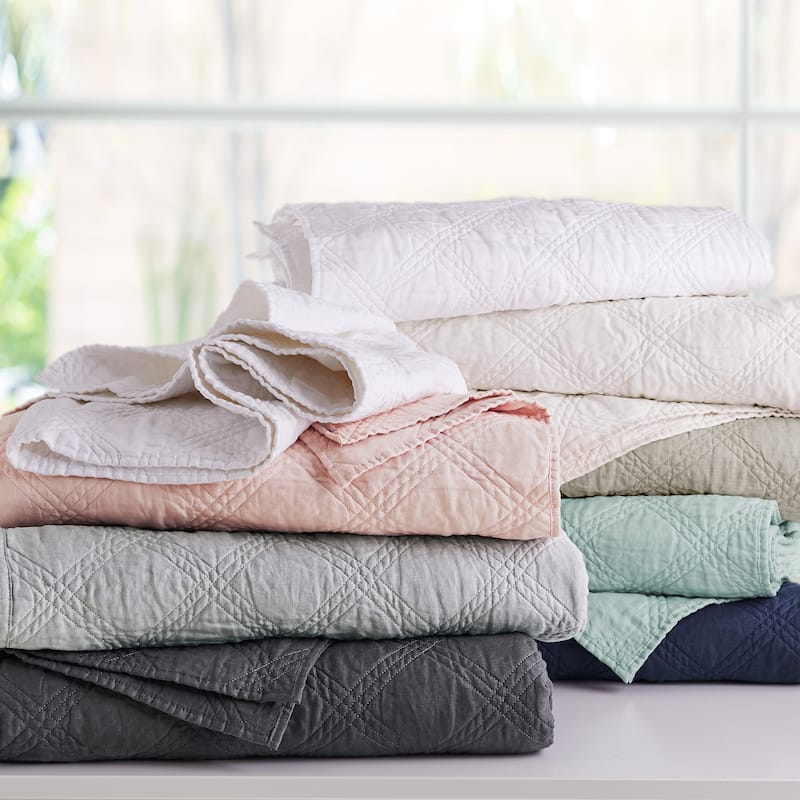 Washed Linen Spa Full/Queen Quilt - Levtex Home