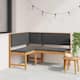 Option Anthracite-L-shaped bench