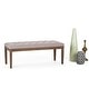 preview thumbnail 59 of 78, WYNDENHALL Hopewell 48 inch Wide Traditional Rectangle Ottoman Bench Cloud Grey