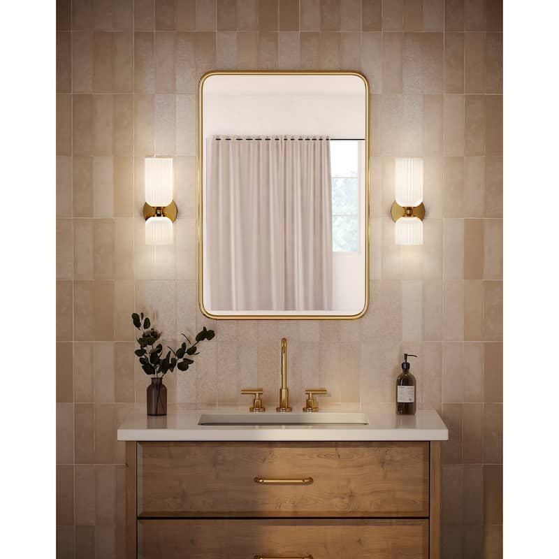 Alora Lighting WV442612 Nelly 2 Light 12" Tall Bathroom Sconce with