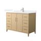 Option White Oak / White Quartz Top / Brushed Nickel