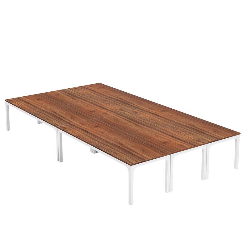 19FT Conference Table,Large Rectangle Meeting Seminar Table for 16-22 Person