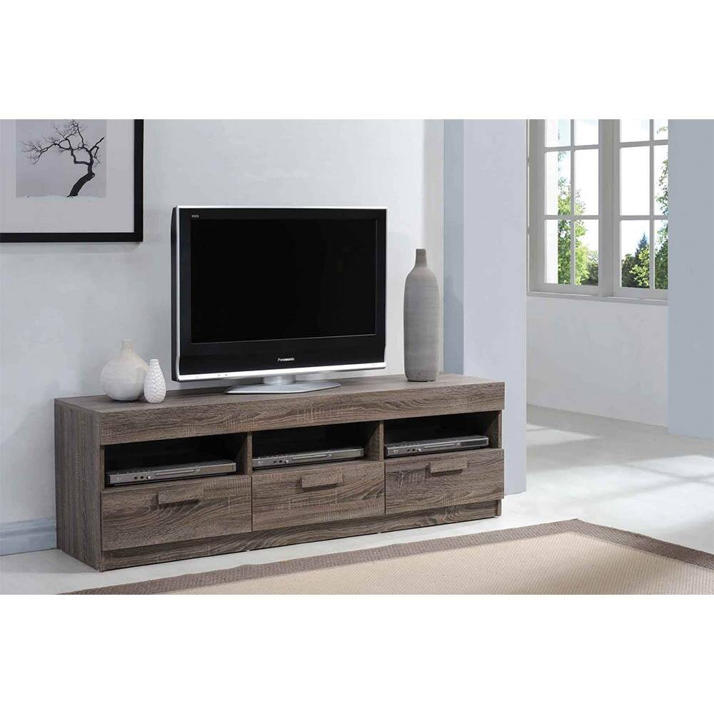 59" TV Stand with 3 Open Shelves & 3 Drawers for 60" TVs