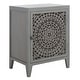 preview thumbnail 10 of 38, SAFAVIEH Thea Single-door Carved Nightstand