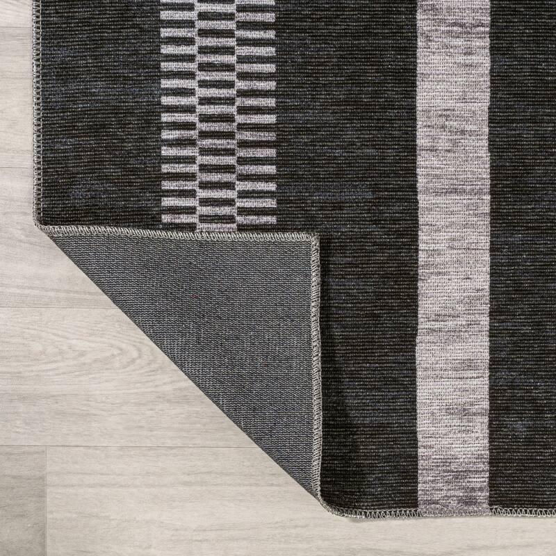 JONATHAN Y Timantii Bohemian Medallion Textured Weave Machine Washable Area Rug