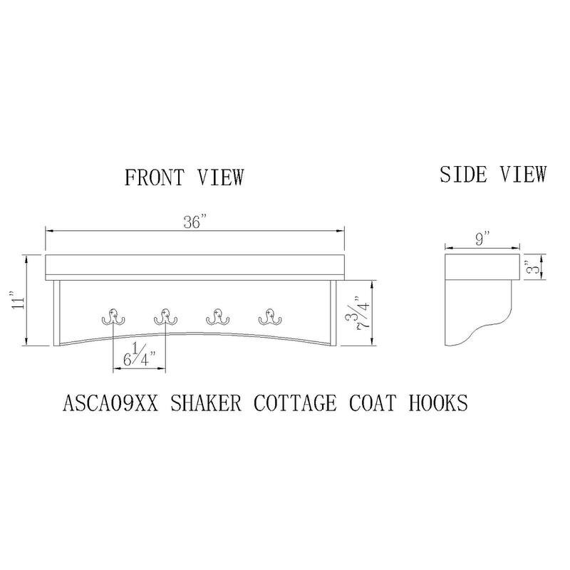 Daintree Coat Hook and Bench Set