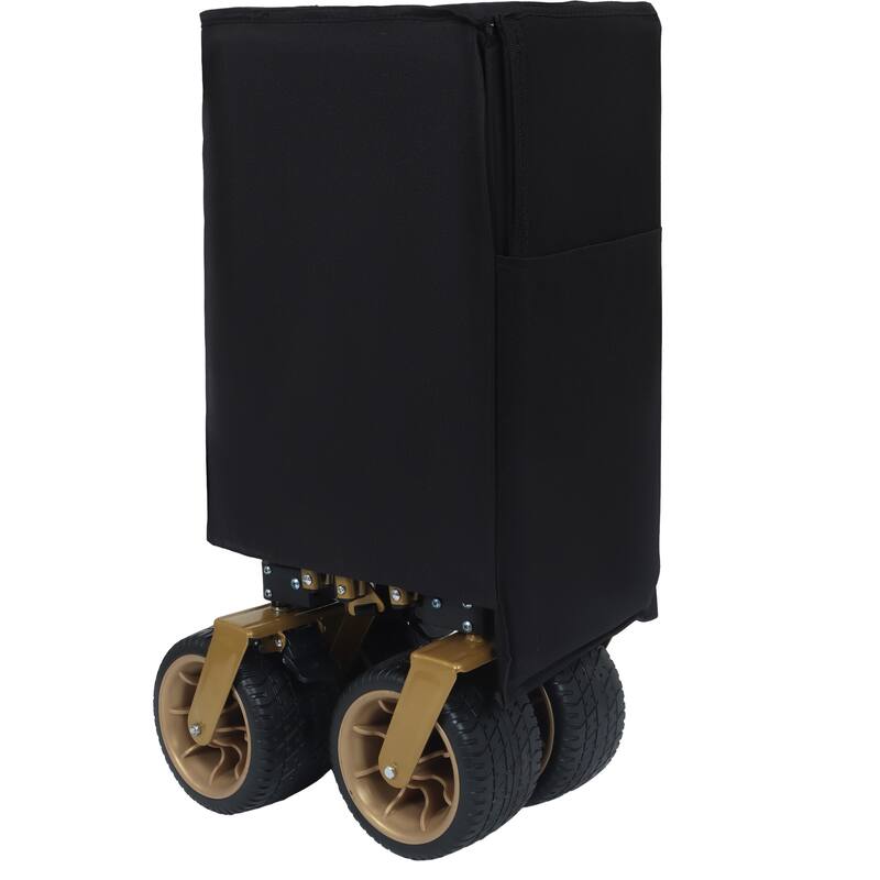 51-inch Extra long large Heavy-Duty Foldable Utility Wagon - 480lbs Capacity, Patented Ultra-Stable Frame, 1:6 Space-Saving Fold