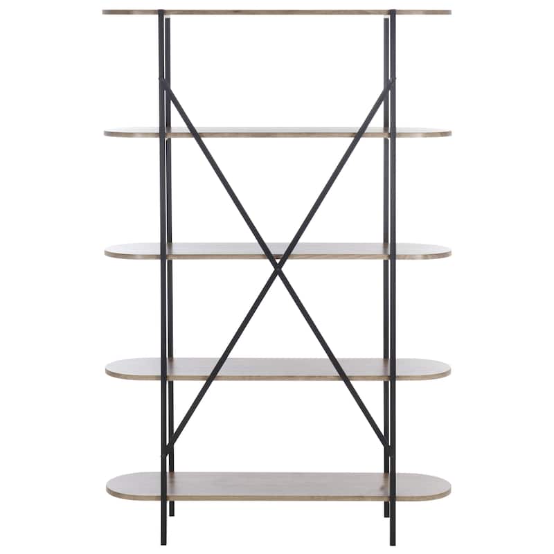SAFAVIEH Figaro 5-Tier Shelf Etagere Bookcase - 47"W x 13"D x 71"H