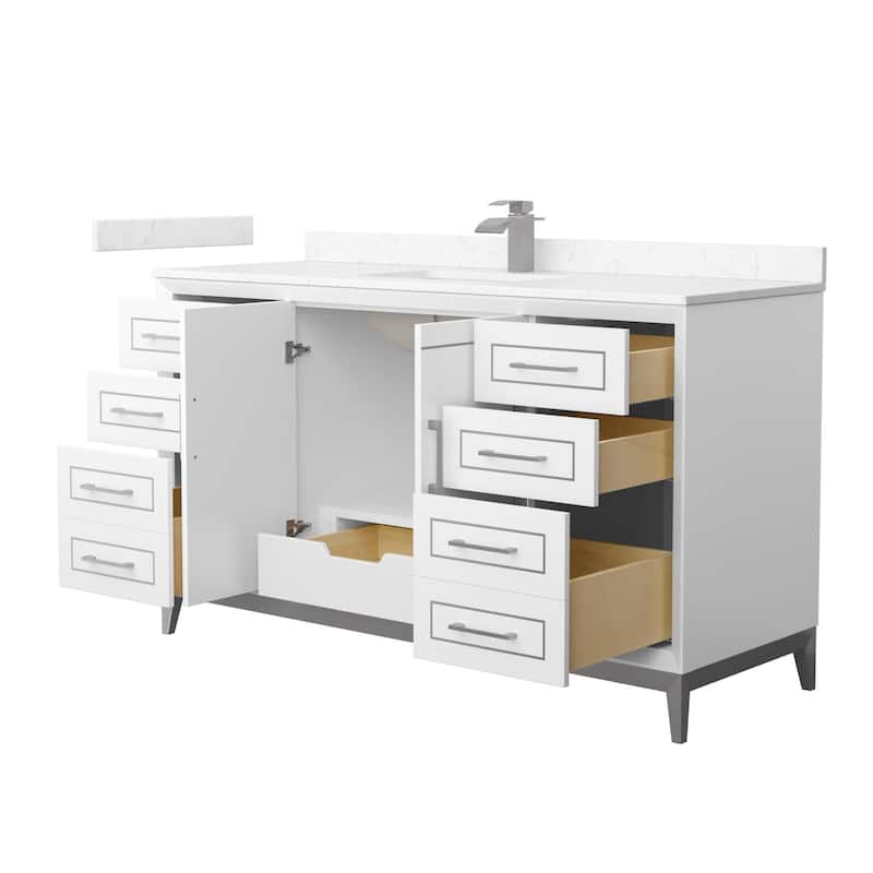 Wyndham Collection WCH515160S-VCA-UNSMXX Marlena 60" Free Standing