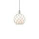 Option Polished Chrome / White Glass with White Rope