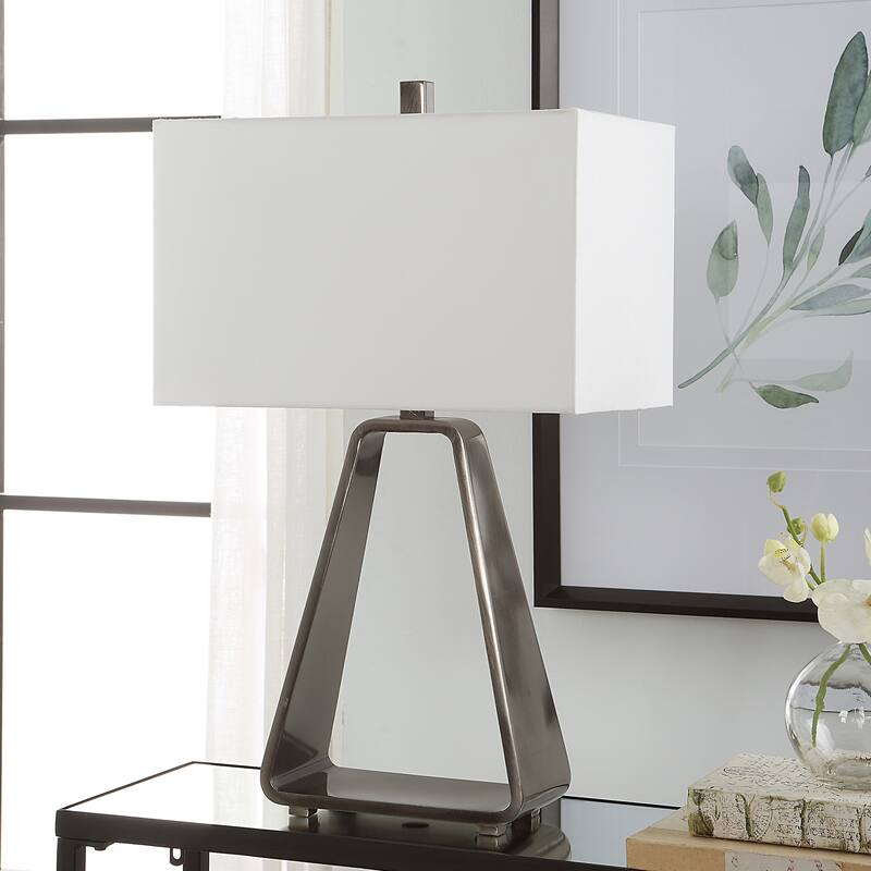 Uttermost Halo Modern Open Table Lamp - 16"x26.25"x10"
