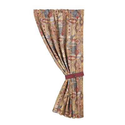 Paseo Road by HiEnd Accents Ruidoso Patchwork Curtain, 48"x84"