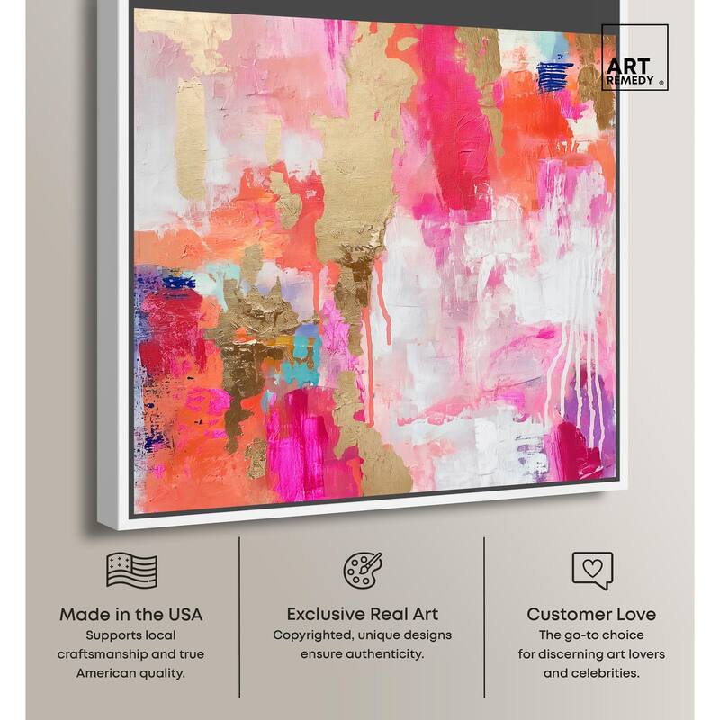 Exuberant Hues III Canvas by Art Remedy