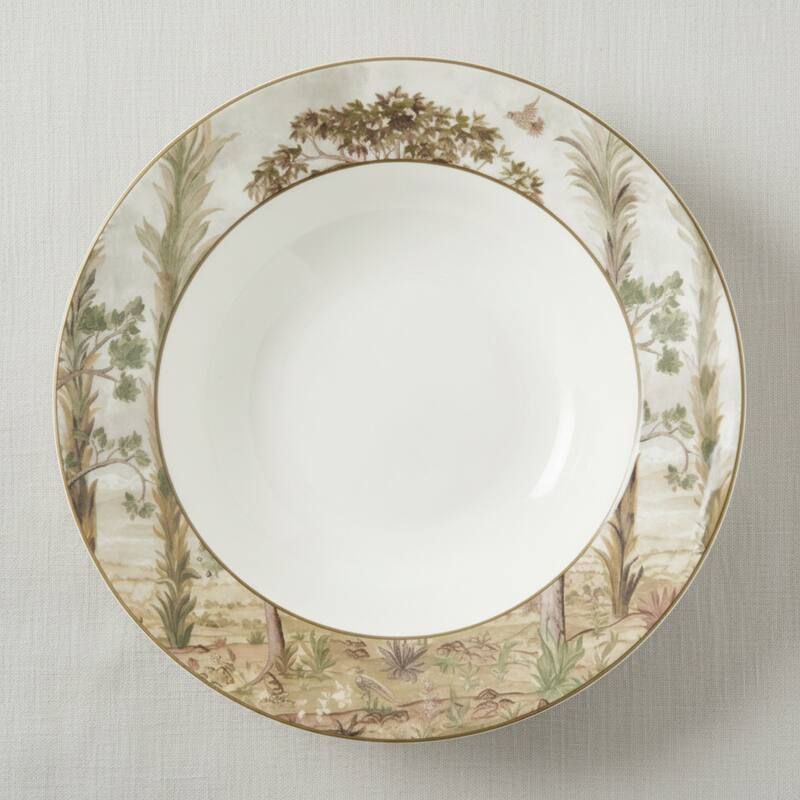 Kit Kemp for Spode Tall Trees Porcelain Pasta Bowl - 10.5 Inch