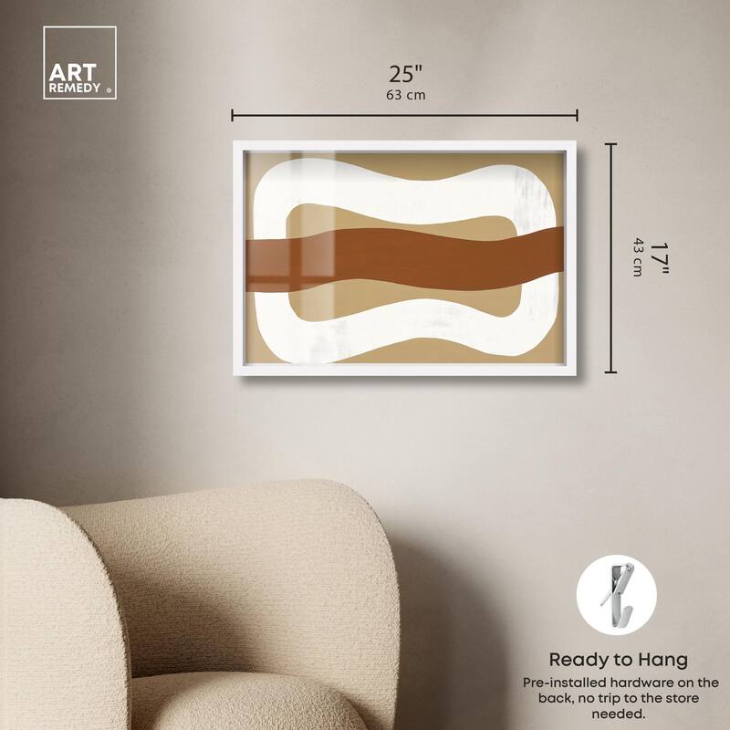 Minimal Wavy I Shadowbox by Art Remedy