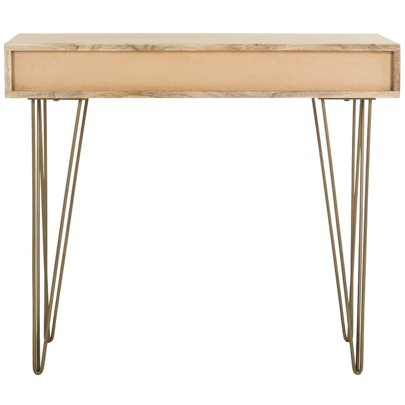 SAFAVIEH Filuta 1-Drawer 1-Shelf Hairpin Leg Desk