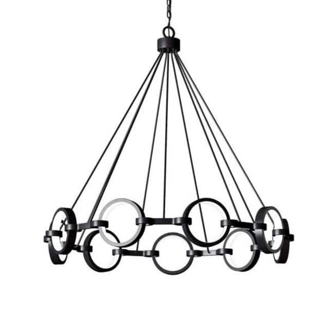 Craftmade 59329 Context 36" Wide LED Ring Chandelier - Flat Black