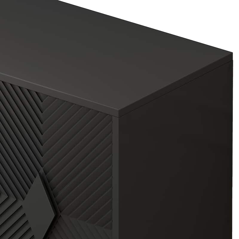 GDF Studio - Marcellis 32 Inch Modern 2-Door Storage Cabinet with Adjustable Shelf