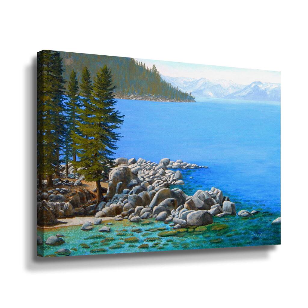 Beyond Secret Cove by Frank Wilson Gallery Wrapped Canvas