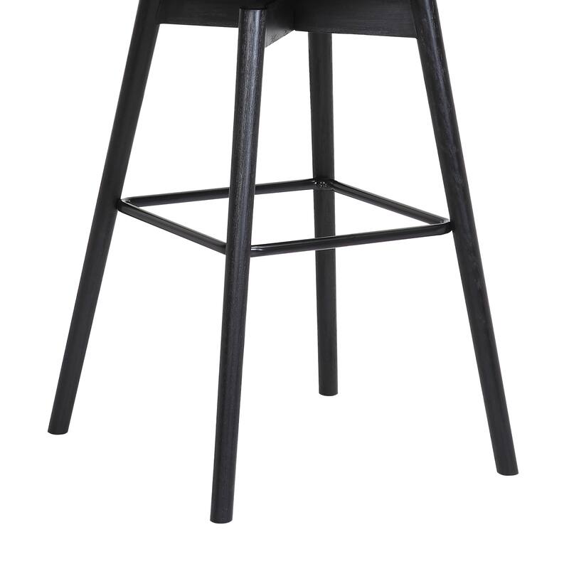 Sicily Faux Leather or Fabric Upholstered Swivel Counter or Bar Stool